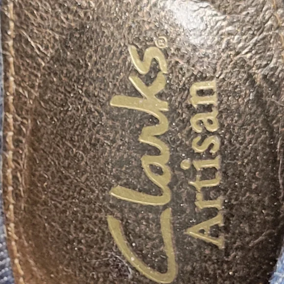 Clarks Artisan Blue Flat Shoes Women's Size 8.5 - Picture 8 of 9